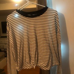 striped long sleeve shirt
